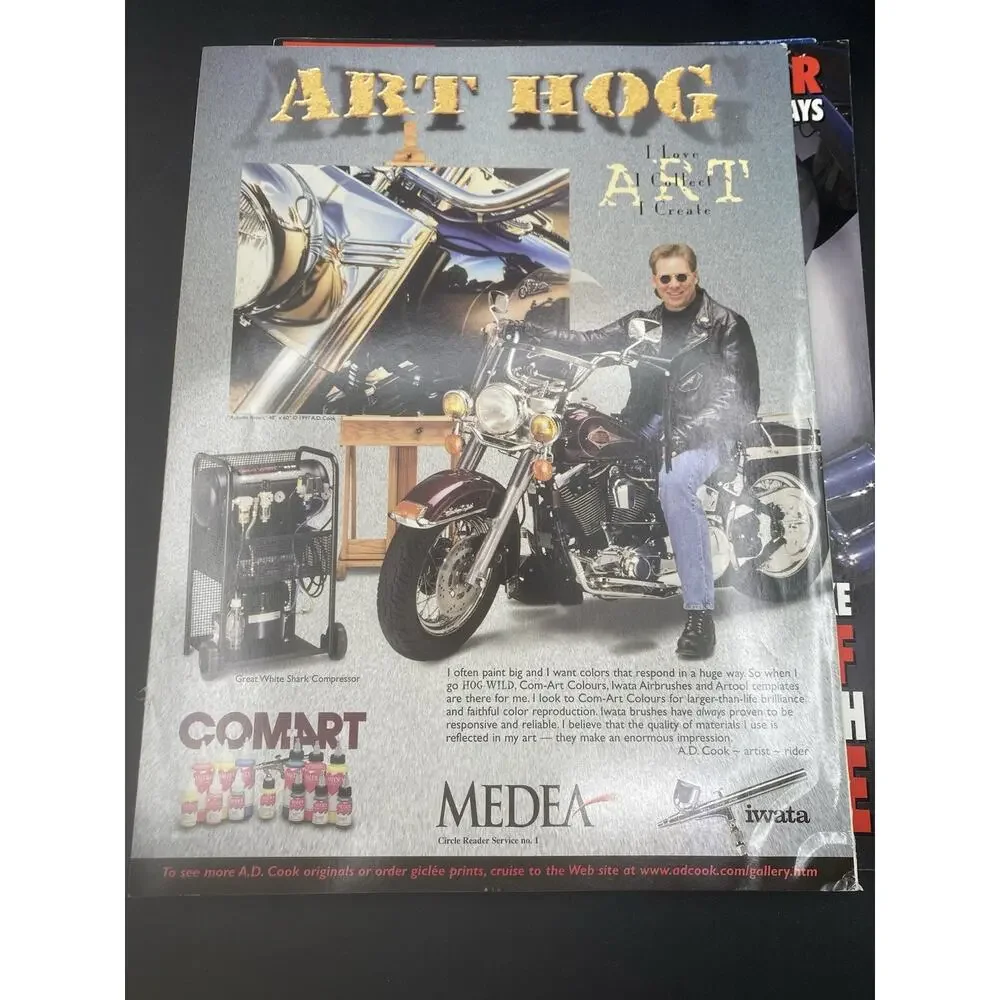 Lot Of 4 AIRBRUSH ACTION MAGAZINES February/December /Hot Rod Issue